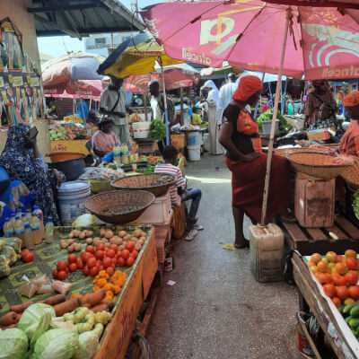 Serrekunda market